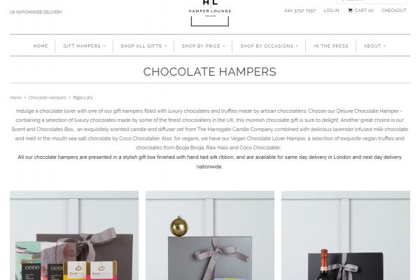 What is a Chocolate Hamper UK?
