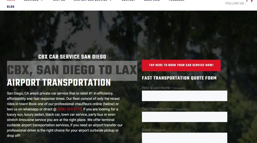 Benefits of Using a Private Luxury Chauffeur From San Diego Airport to CBX
