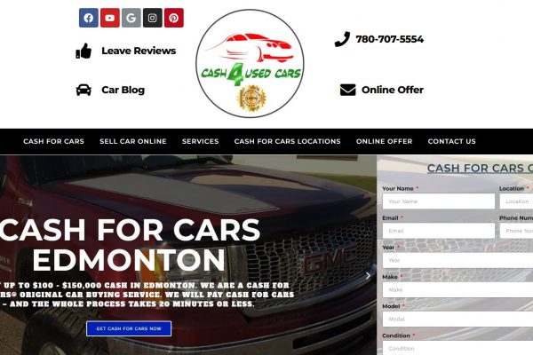 Cash For Cars Company in Edmonton